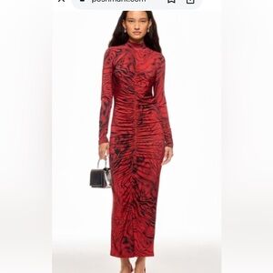 Elegant Red Maxi Dress